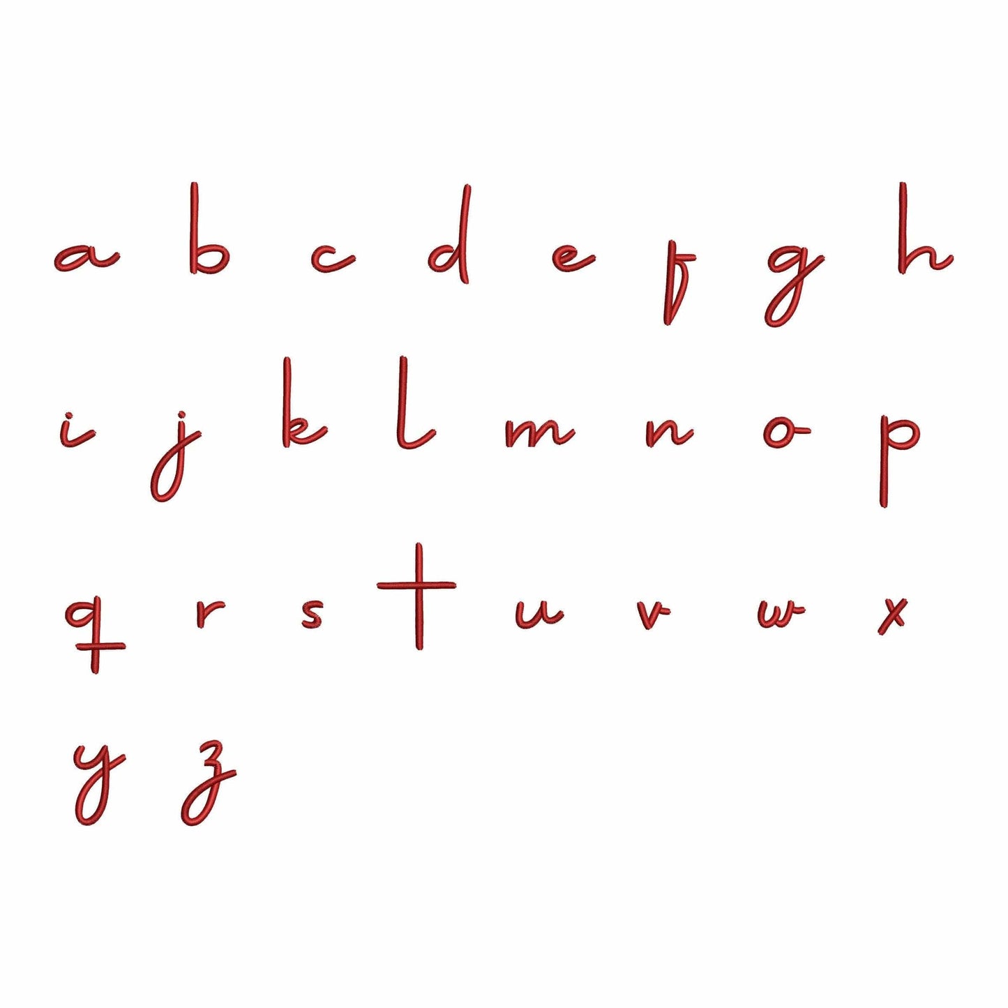 Dana - Embroidery font