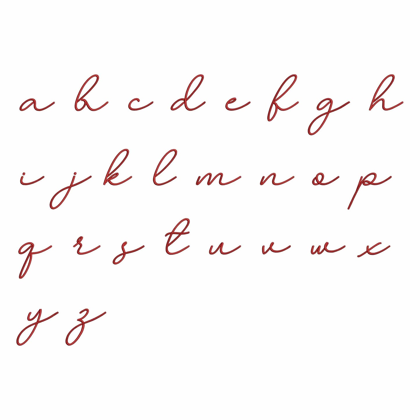 Hailey - Embroidery font