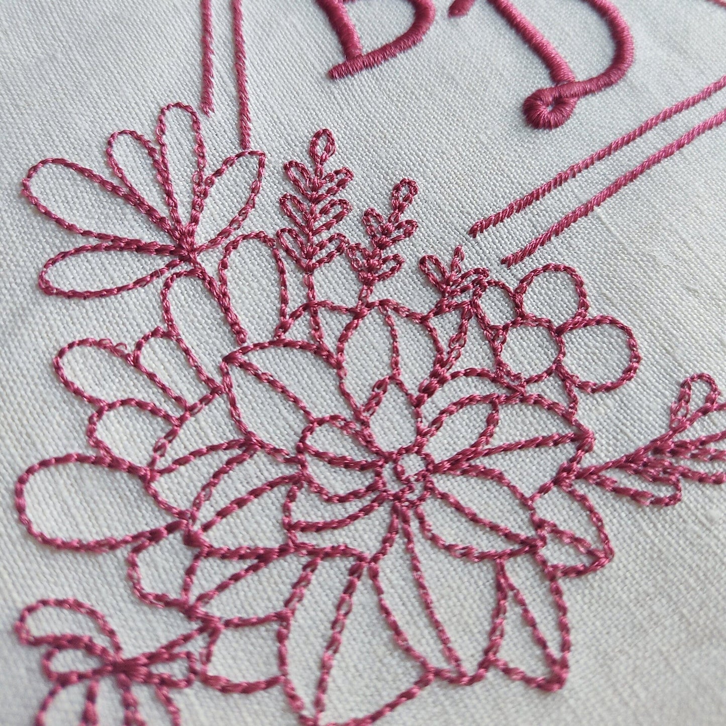 Floral Frame - Embroidery design