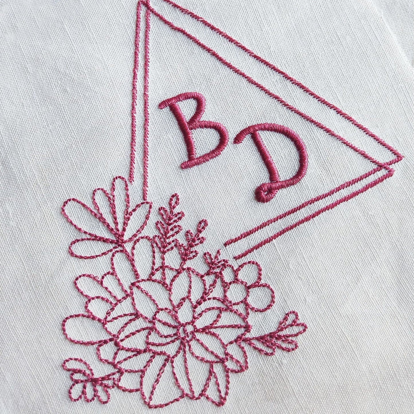 Floral Frame - Embroidery design