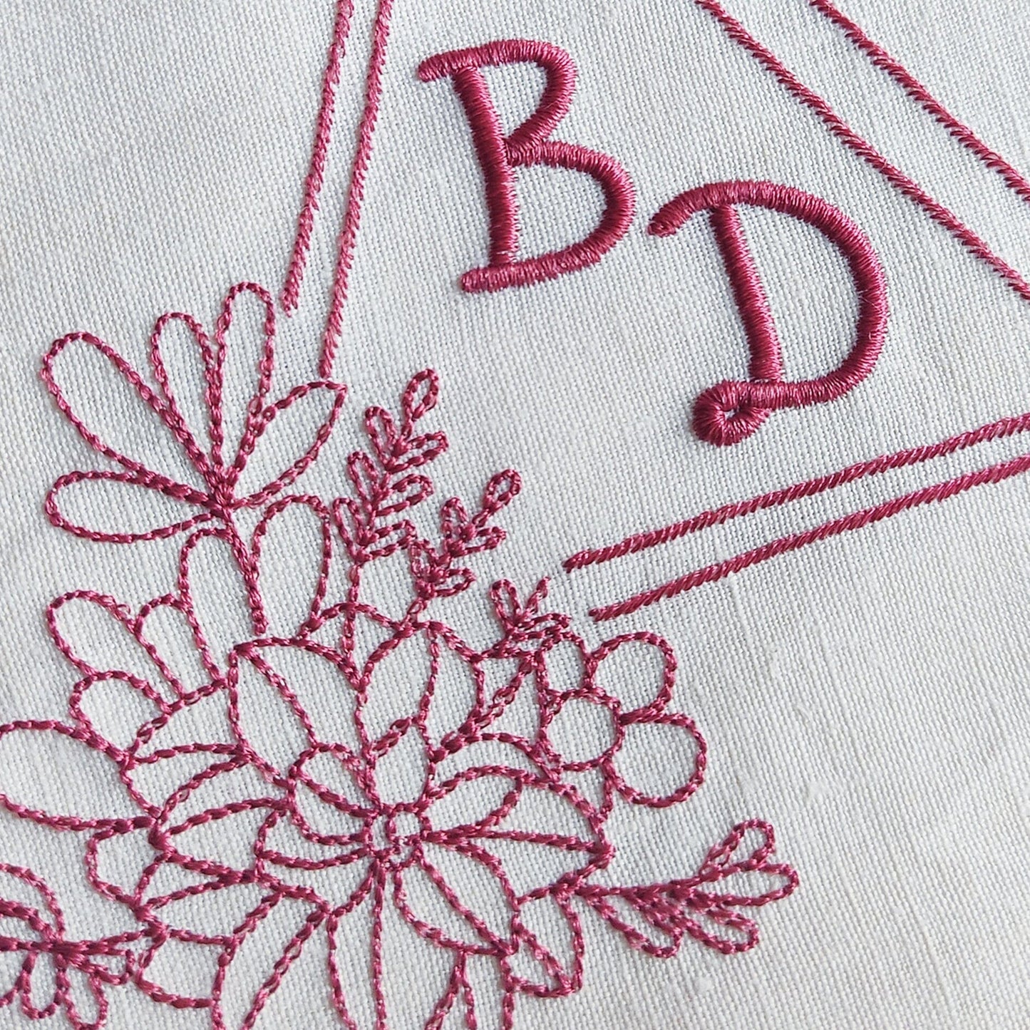 Floral Frame - Embroidery design
