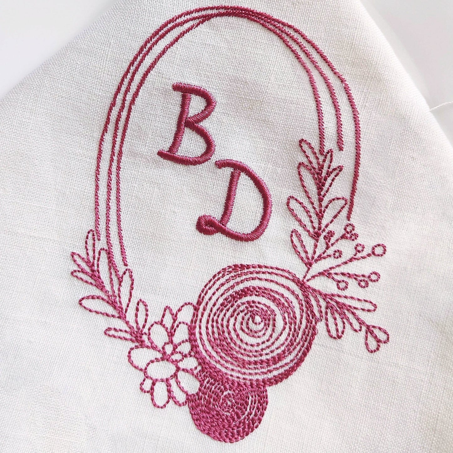 Floral wreath - Embroidery design