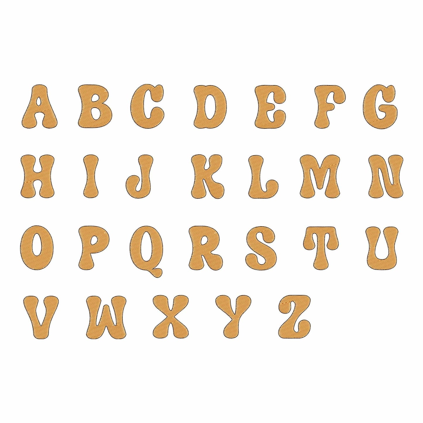 Boo - Sketch embroidery font