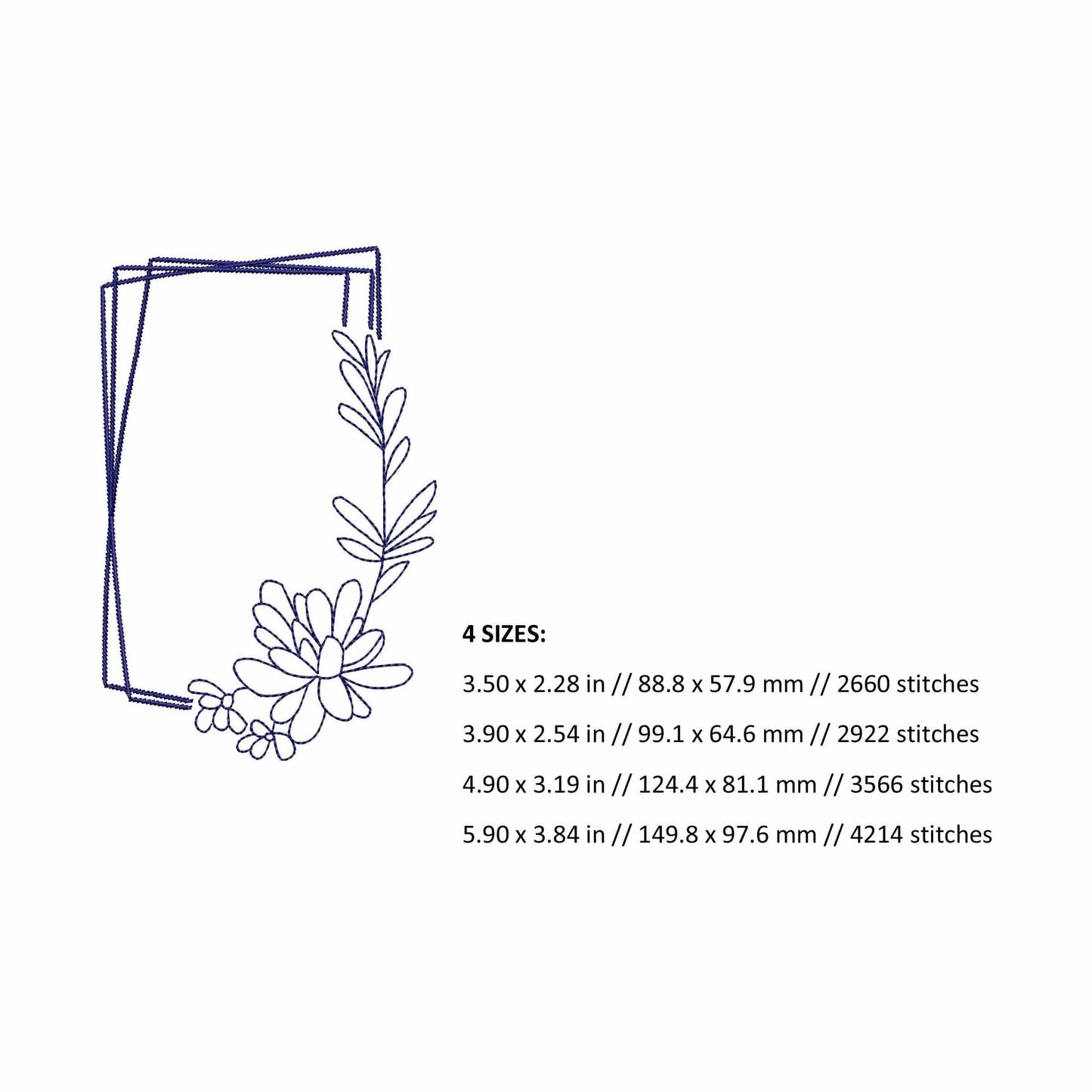 Floral Wreath - Embroidery design