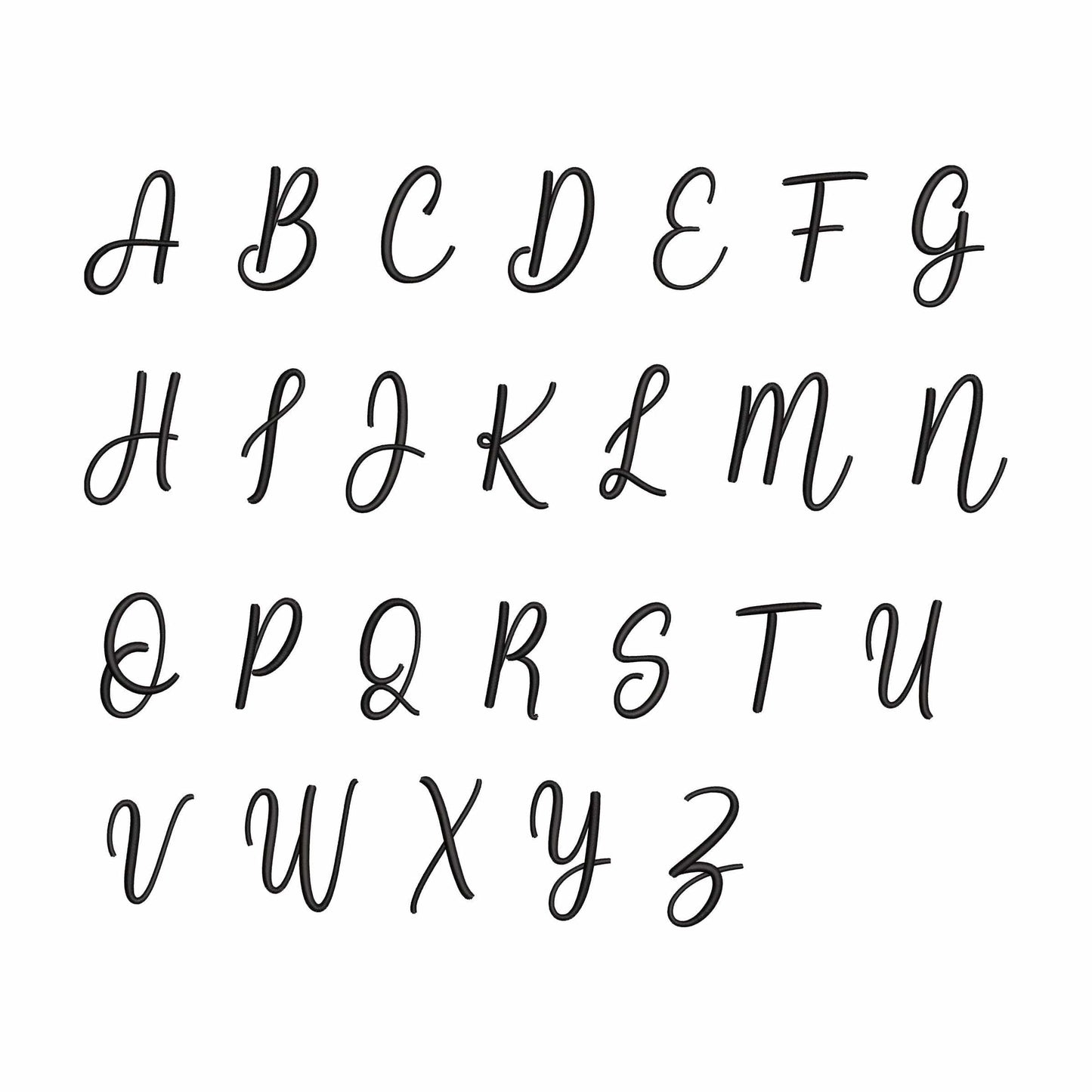 Ghosty - Embroidery font