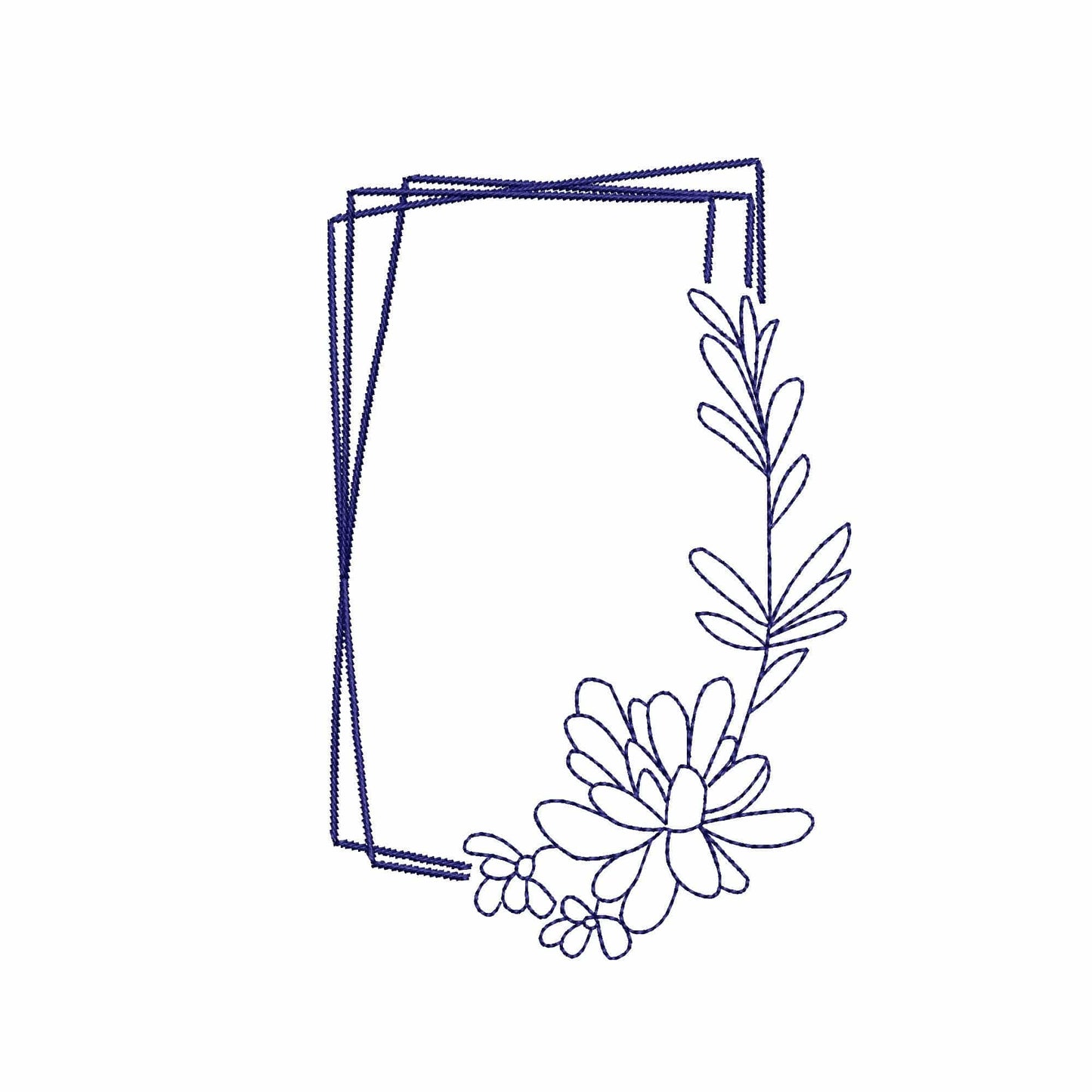 Floral Wreath - Embroidery design