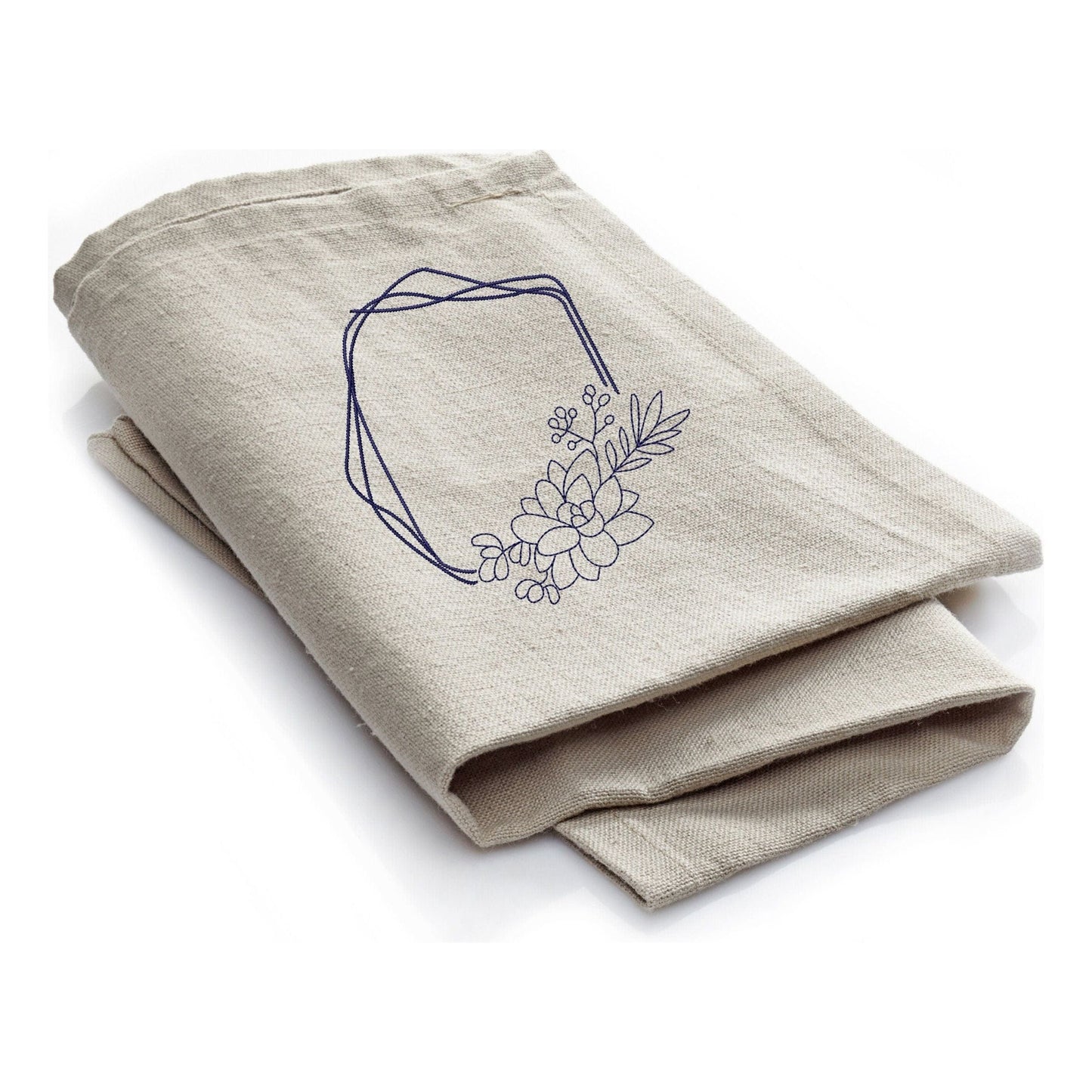 Floral frame - Embroidery design