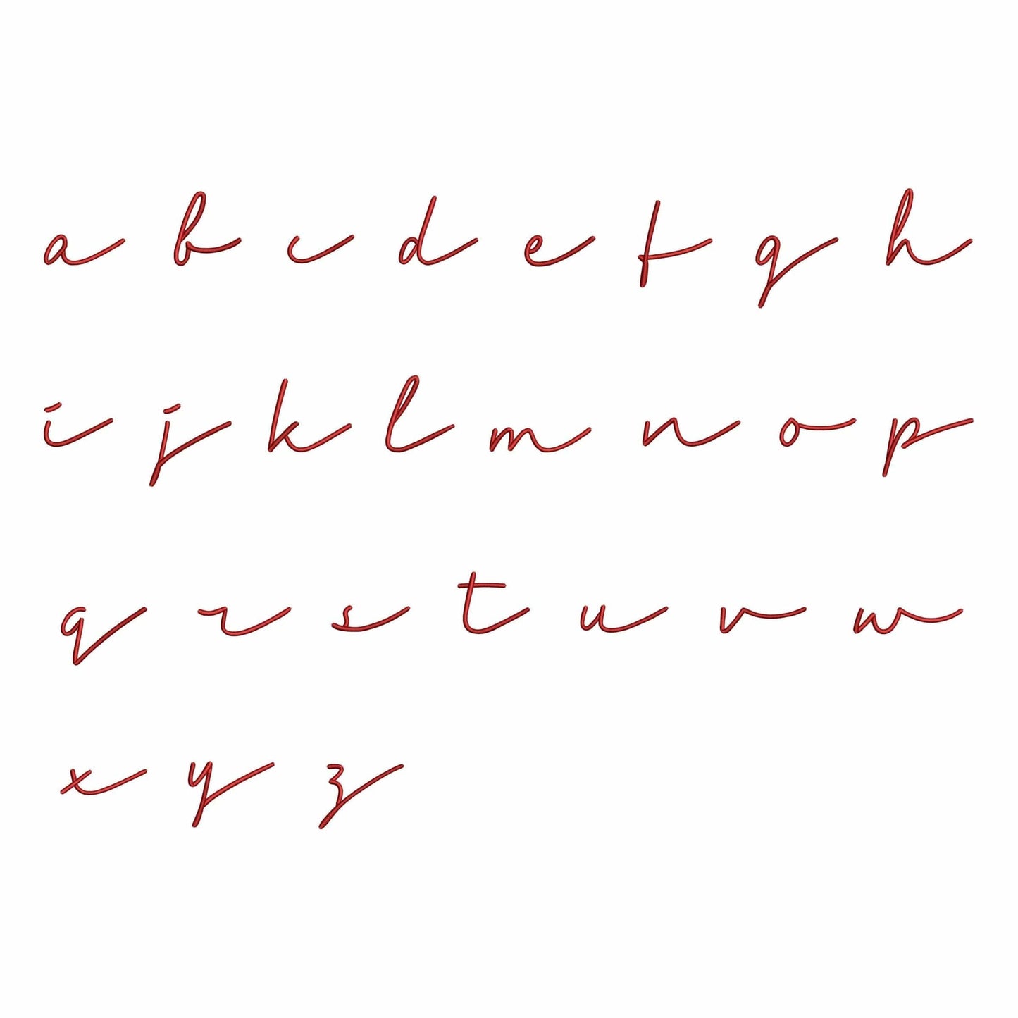 Anabel - Embroidery font