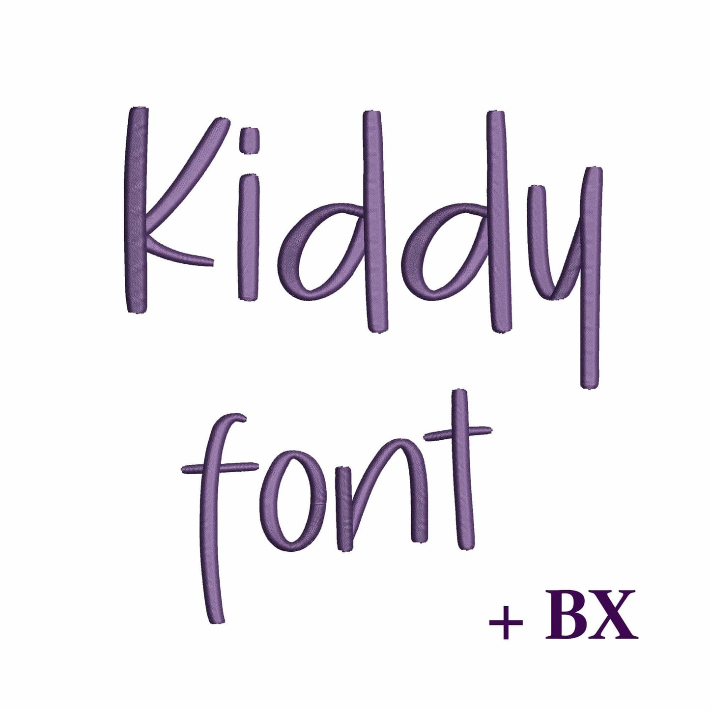 Kiddy - Embroidery font
