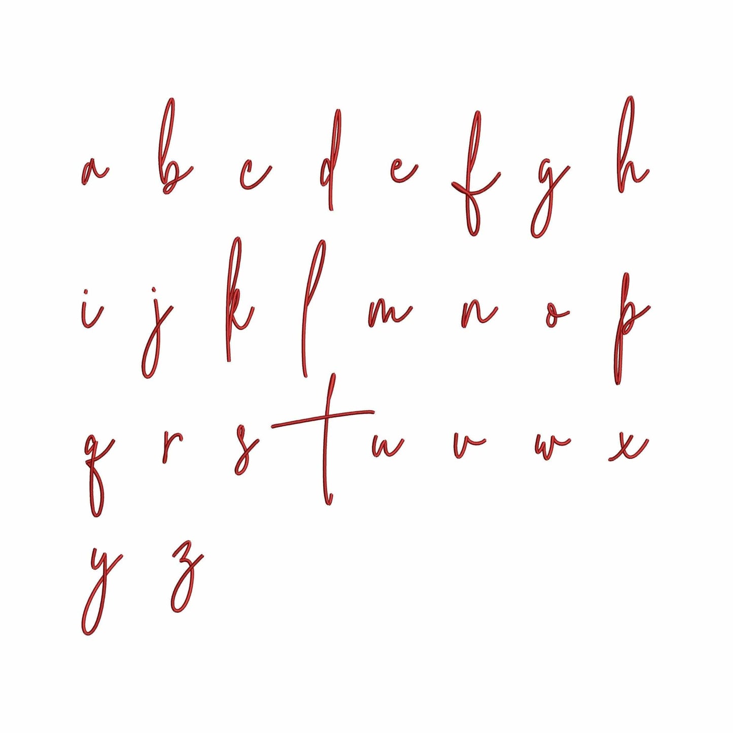 Celeste - Script embroidery font