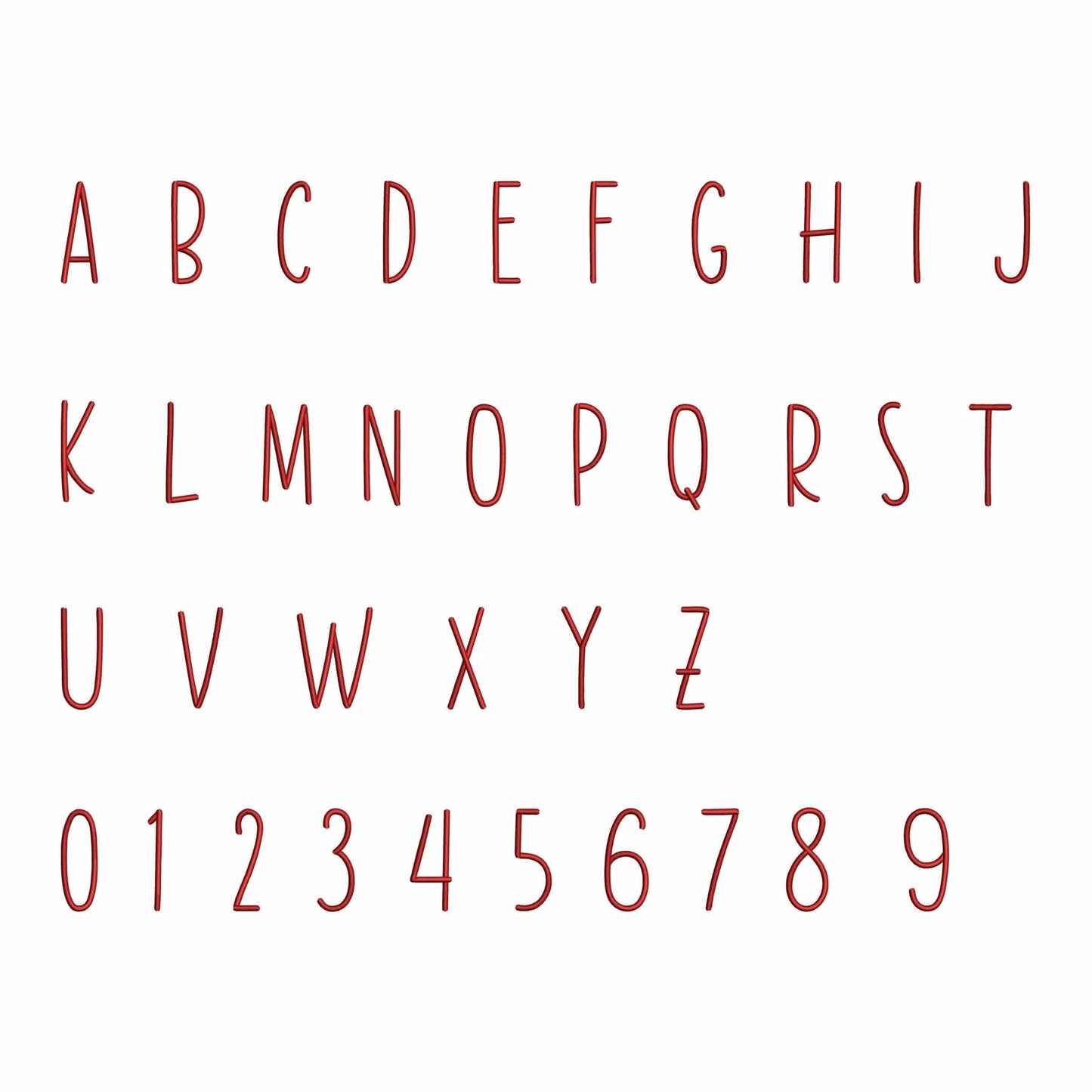Florance - Farmhouse embroidery font