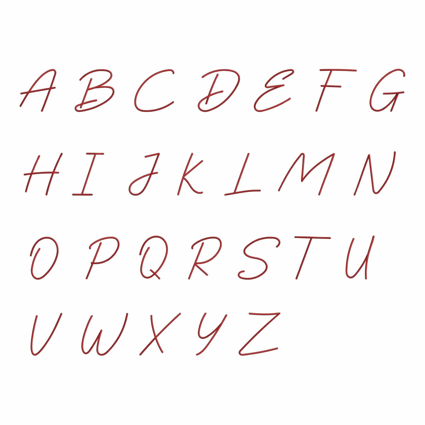 Daisy - Boho embroidery font