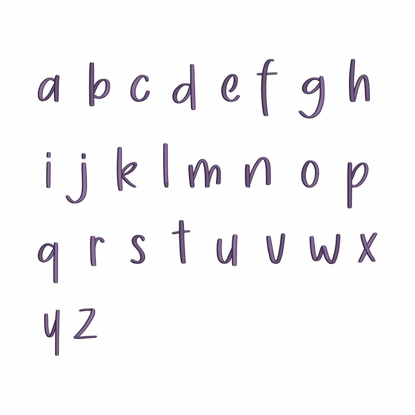 Kiddy - Embroidery font