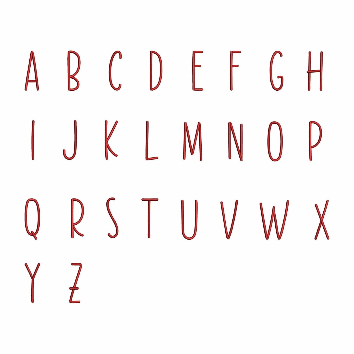 Florance - Farmhouse embroidery font