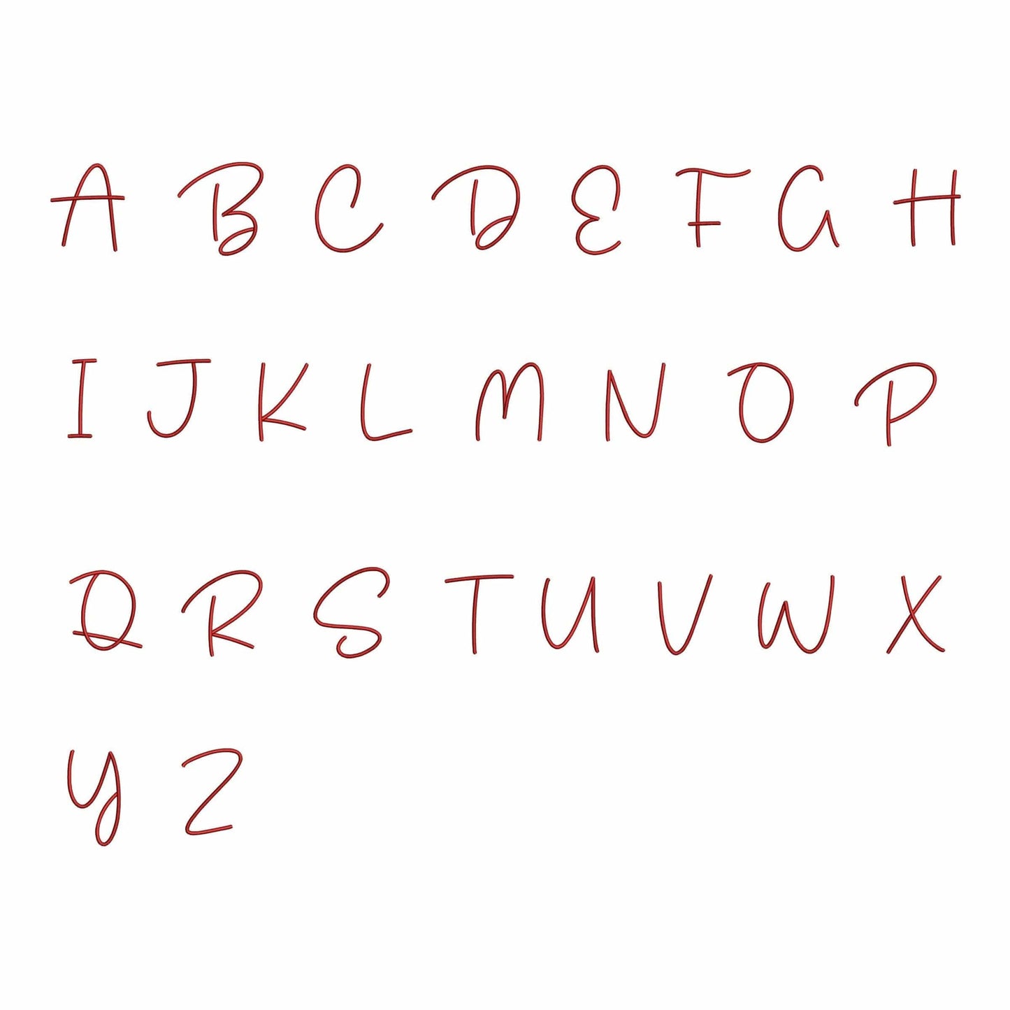 Helena - Embroidery font