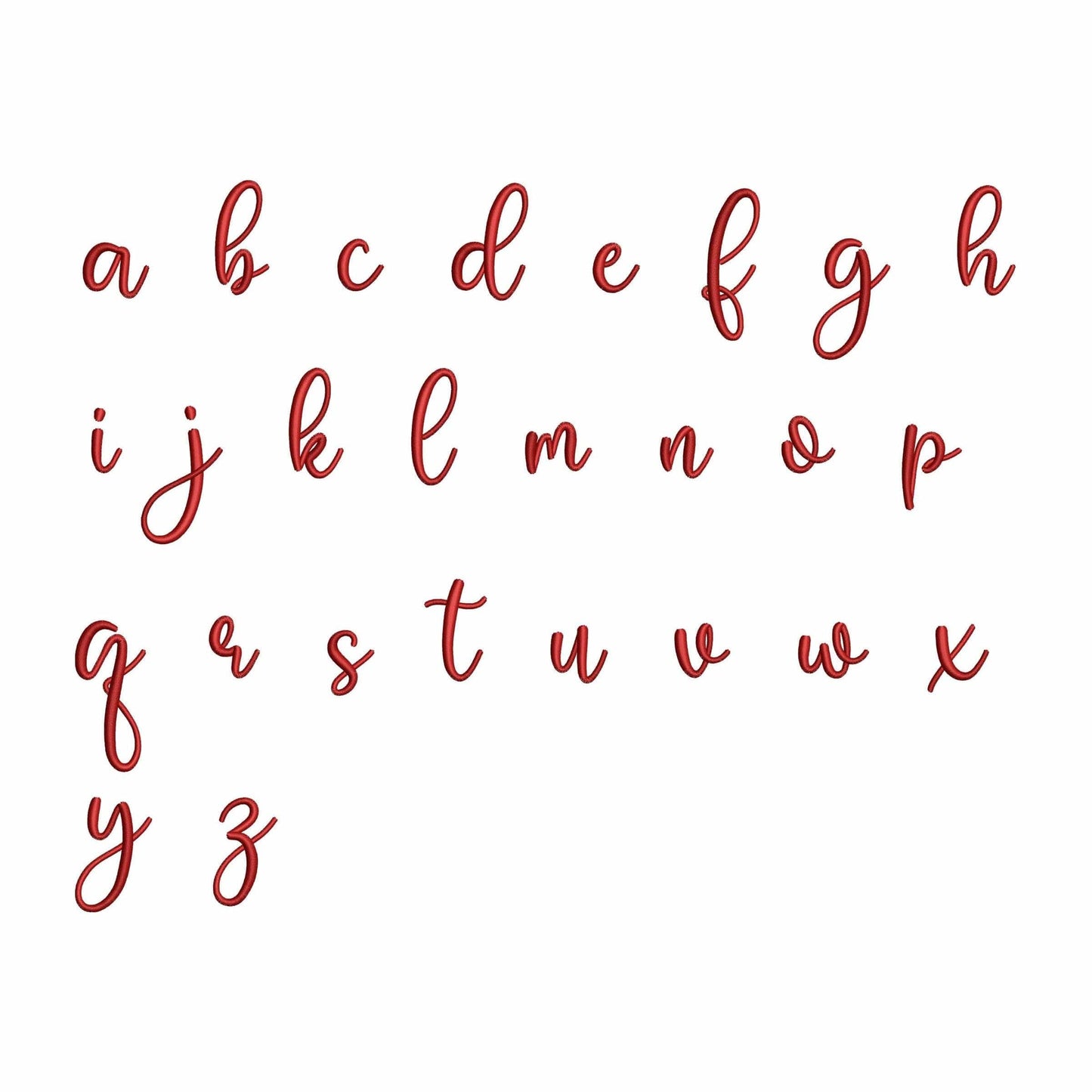 Carry - Embroidery font