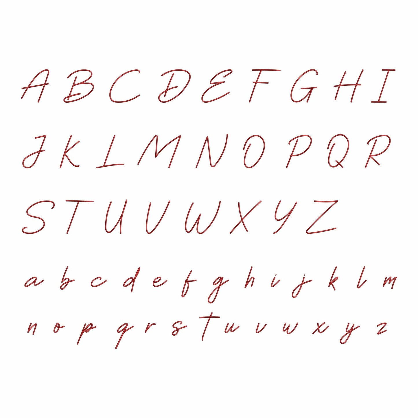 Daisy - Boho embroidery font