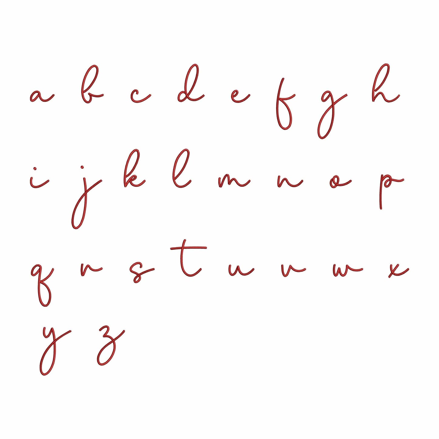 Helena - Embroidery font