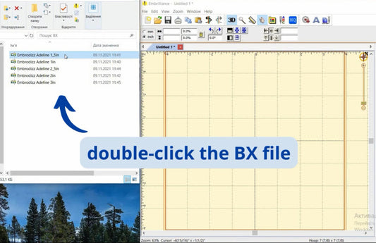How to install BX font for machine embroidery