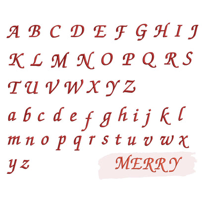 10 Christmas embroidery fonts bundle