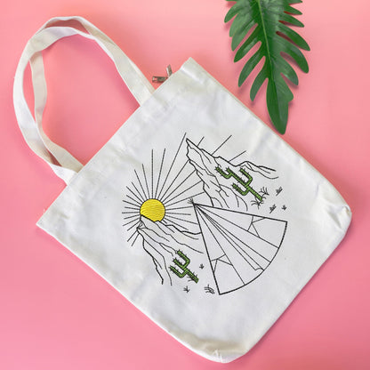 Mountain Camping - Embroidery design