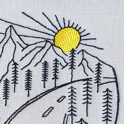 Mountain Travel - Embroidery design
