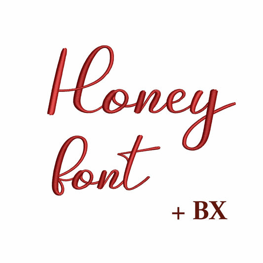 Honey - Embroidery font