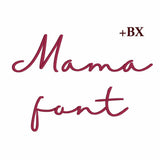 Mama - Embroidery font