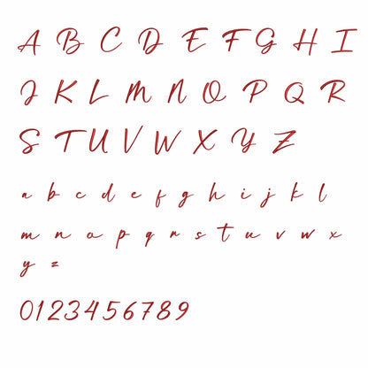 Boheme - Embroidery font