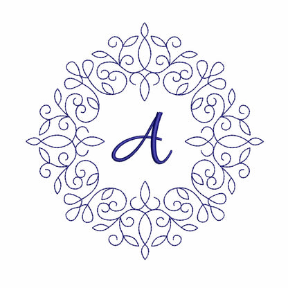 Frame - embroidery design