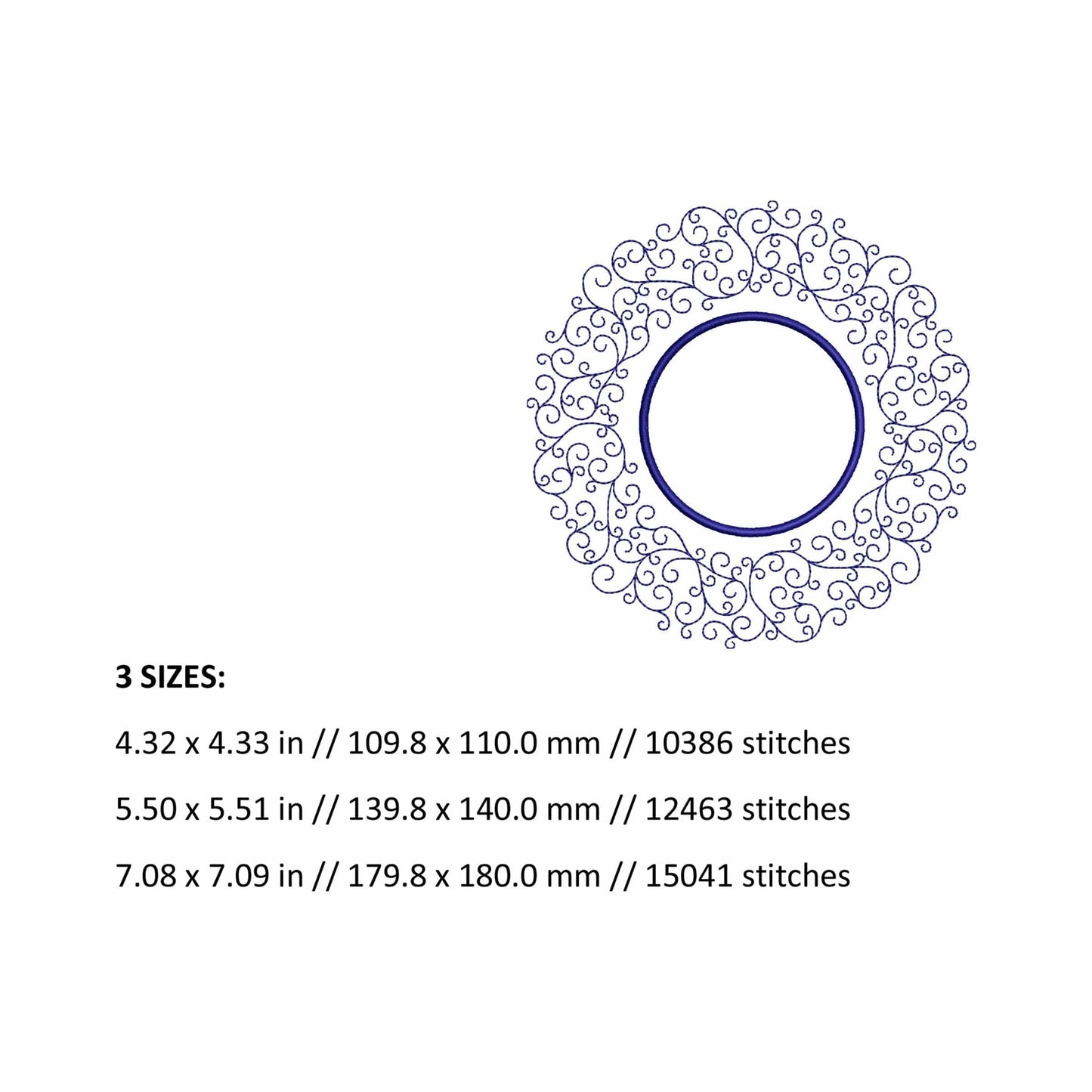 Frame - Embroidery design