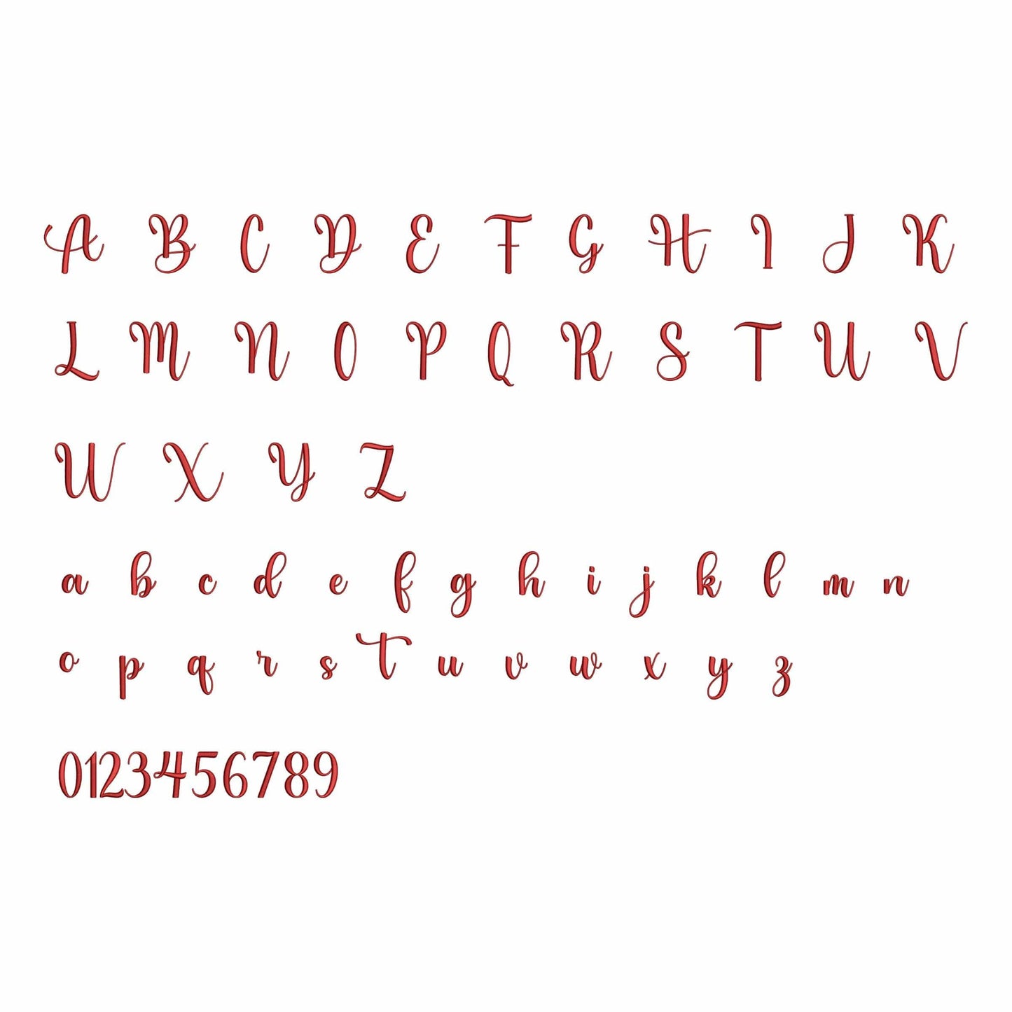 2 Duo embroidery font bundle
