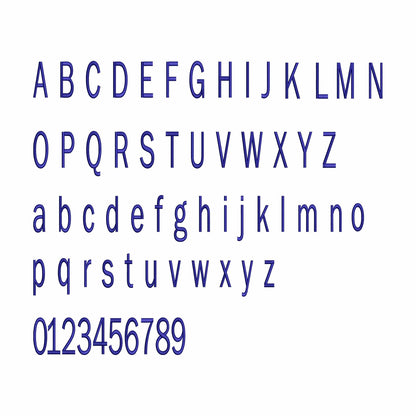 Neo Block - Embroidery font