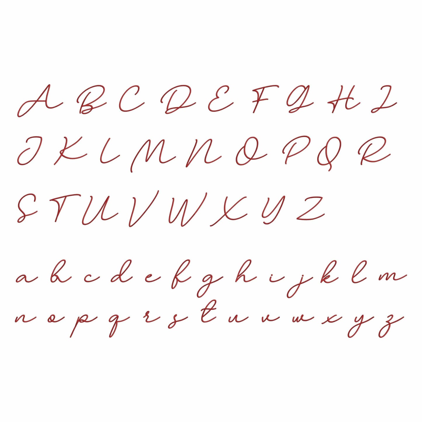 2 Duo embroidery font bundle