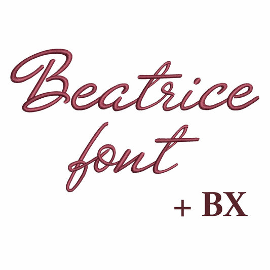 Beatrice - Embroidery font