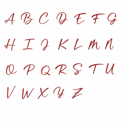 Boheme - Embroidery font