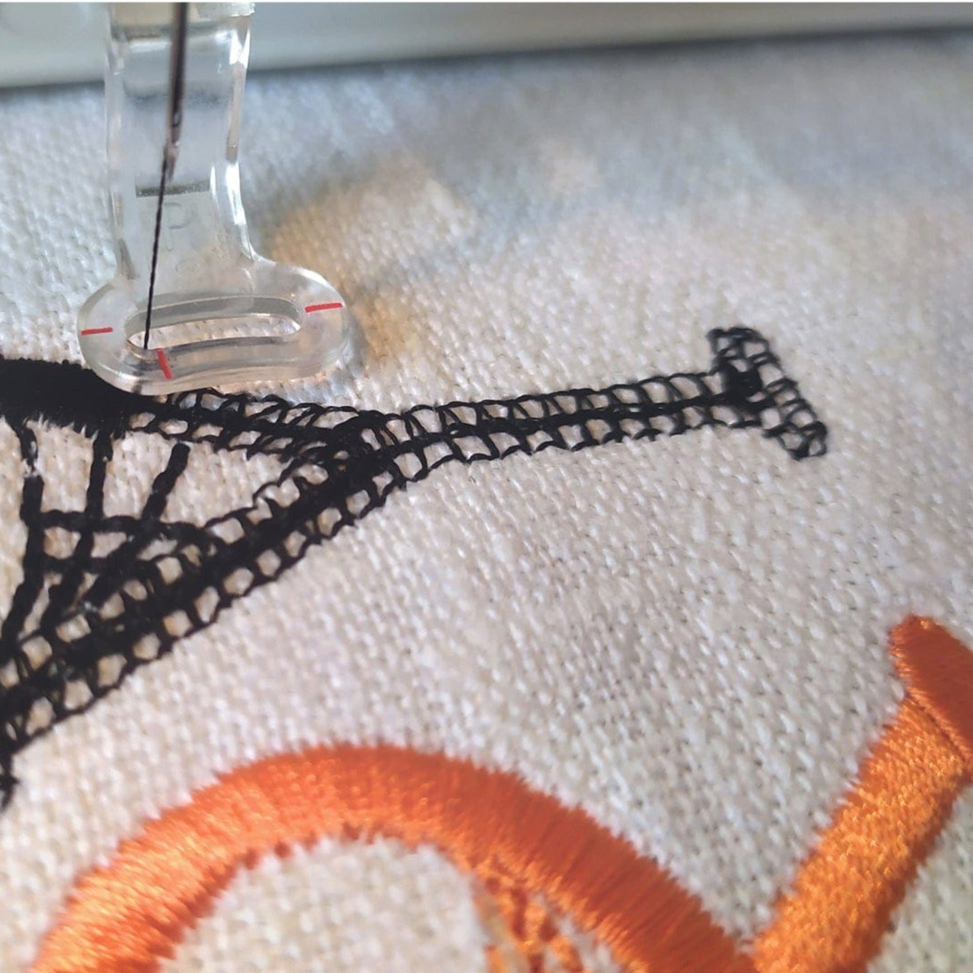 halloween embroidery font embroidery on fabric in a hoop 