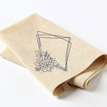 Floral frame - Embroidery design