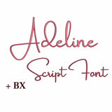 Adeline - Embroidery font