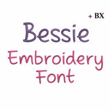 Bessie - Embroidery font