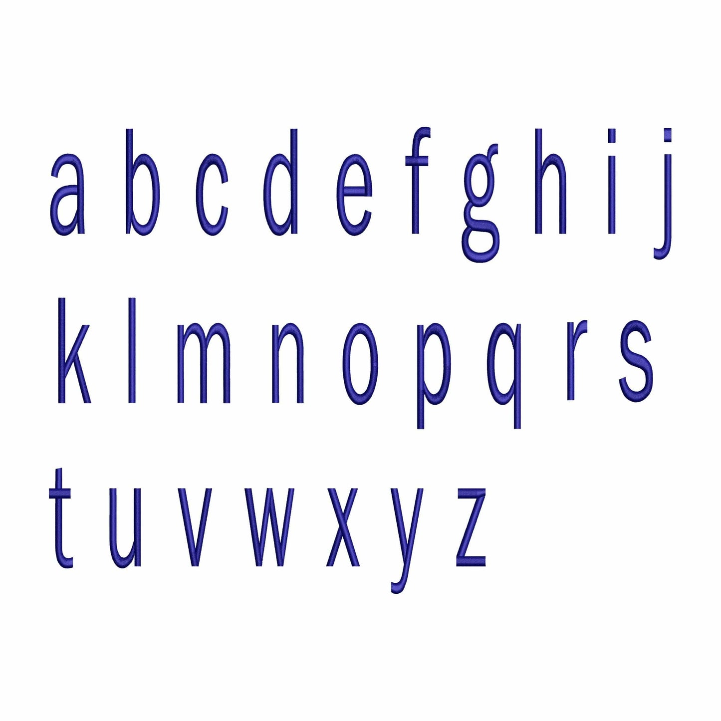 Neo Block - Embroidery font