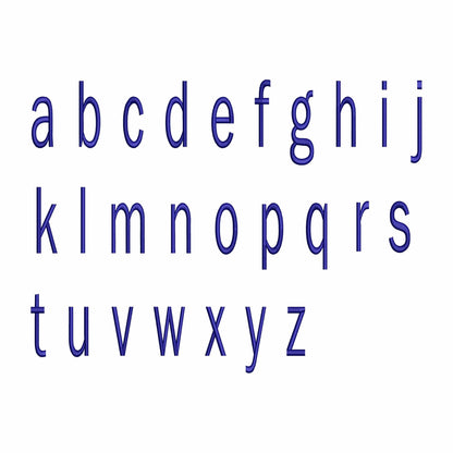 Neo Block - Embroidery font