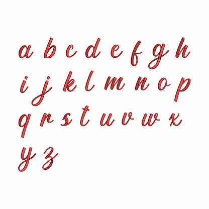 Pauletta - Embroidery font
