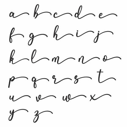 Ghosty with tails - Embroidery font