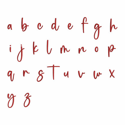 My story - Embroidery font