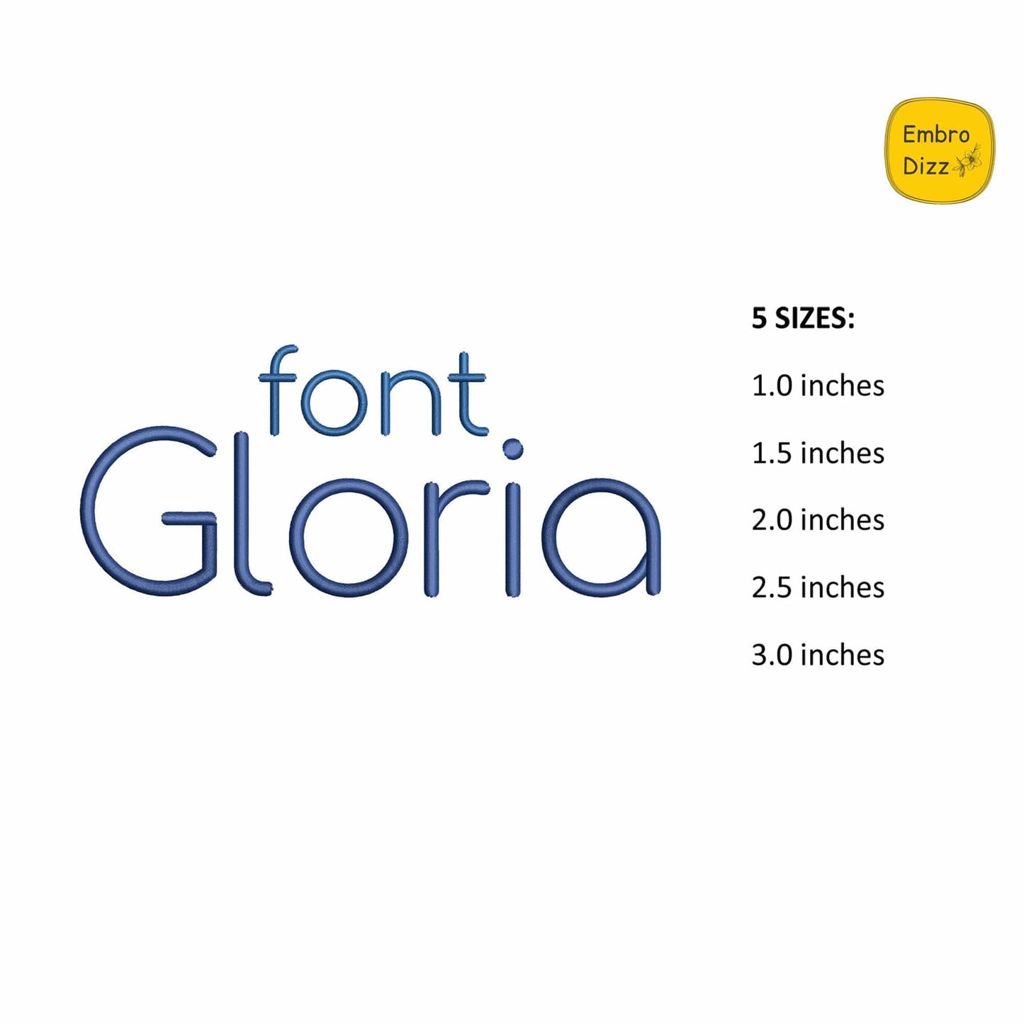 2 Duo embroidery font bundle