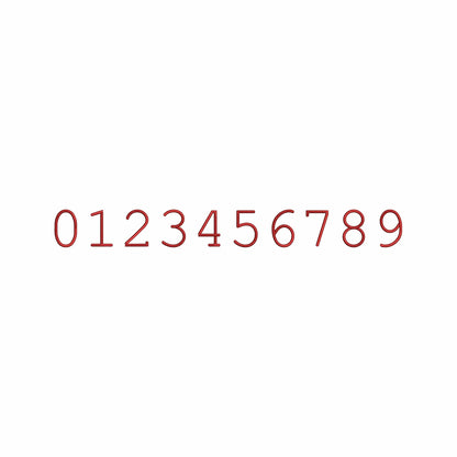 Chloe - Serif Block embroidery font
