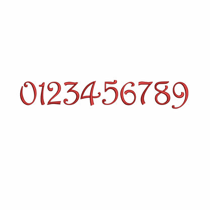 Santa Express - Embroidery font