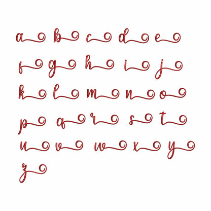 Sweet with tails - Embroidery font