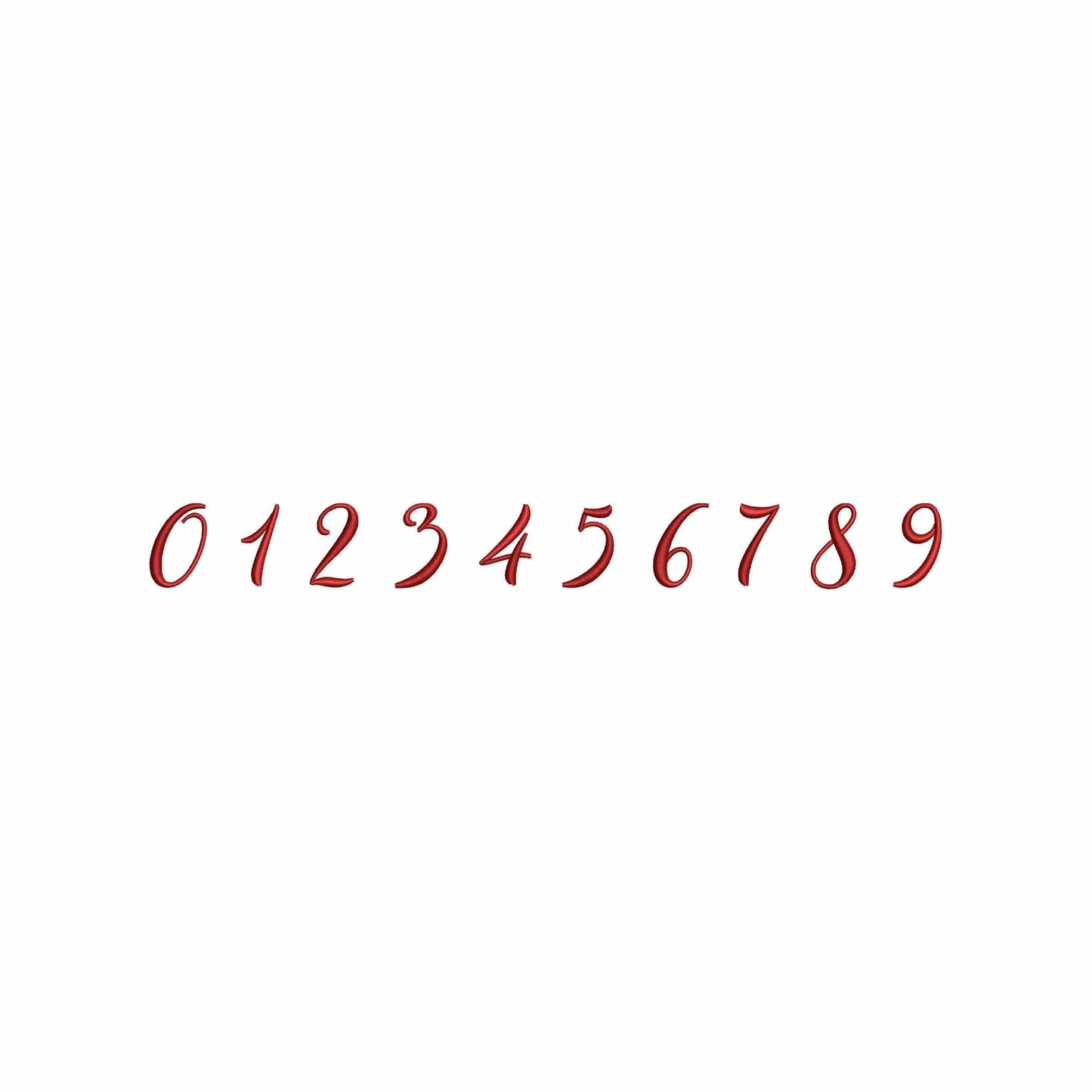 Holly - Сursive embroidery font